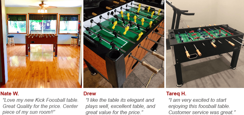 testimonials KICK foosball table 1